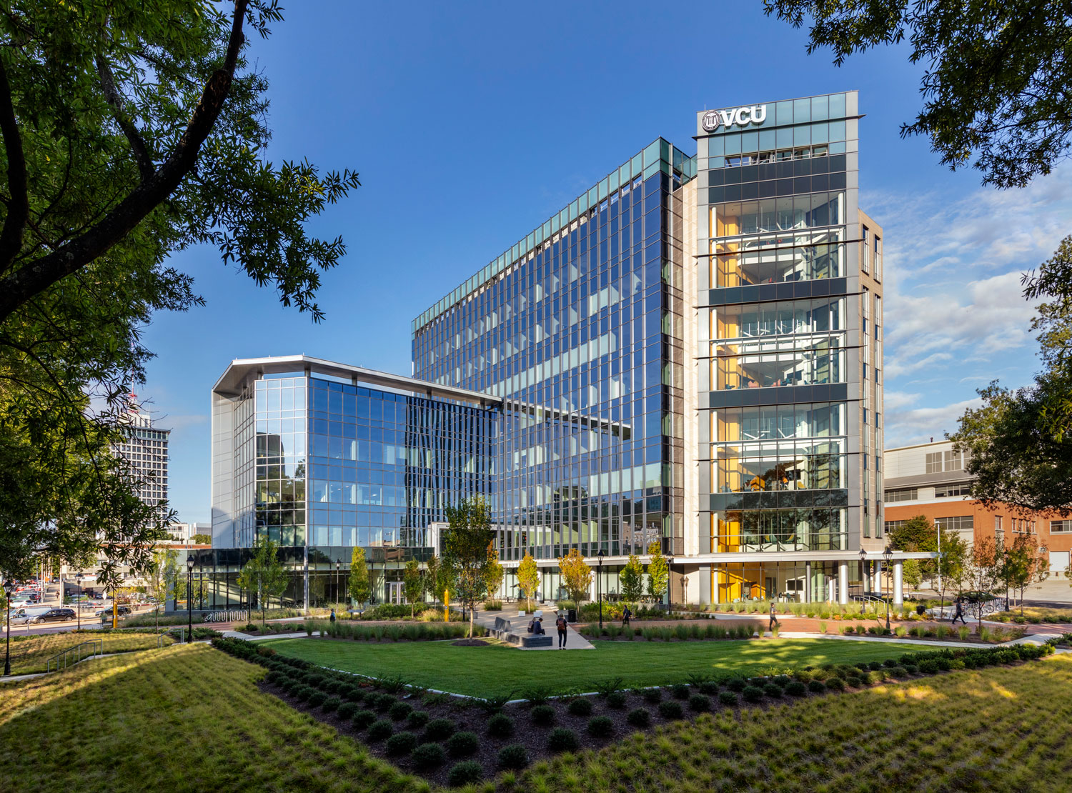 An exterior view of the CHP Building