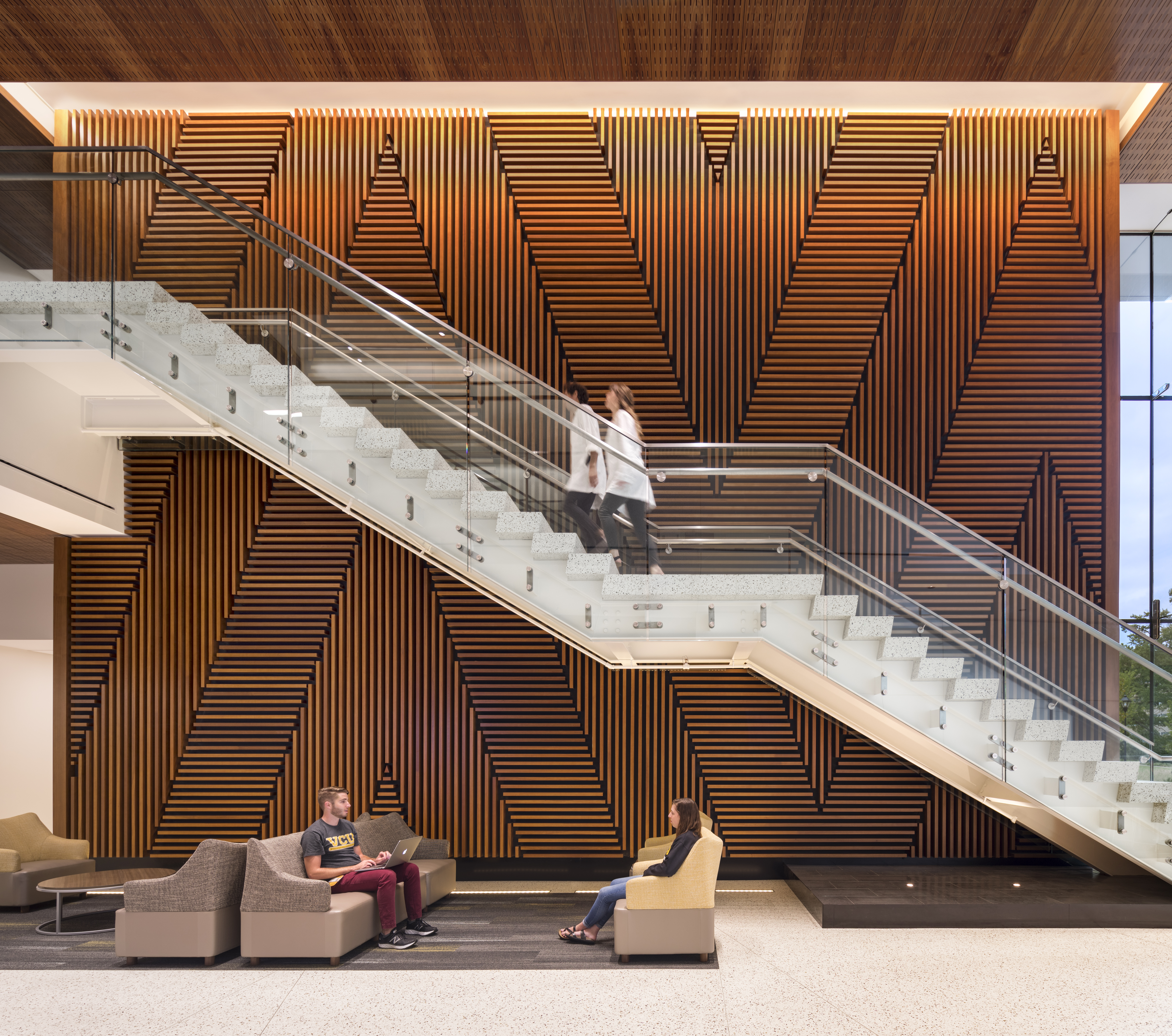 Stairs at the College of Health Professions