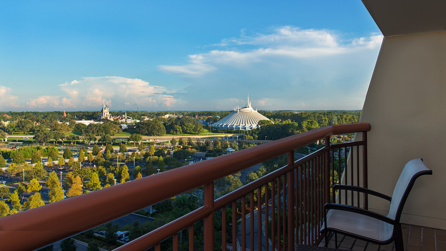 Disney Hotel Room Balcony View